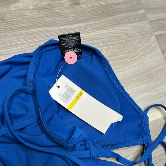 Catalina blue Tye up swim  top size medium NWT - Picture 7 of 8